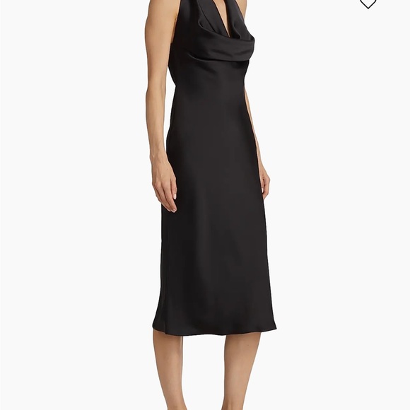 Norma Kamali Black Midi Dress - Picture 4 of 9